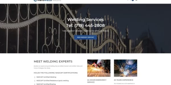 HardWeld Welding Service Responsive WordPress Theme 1.2.0 GPL Theme