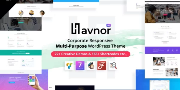 Havnor Multi-Purpose WordPress Theme 2.1 GPL Theme