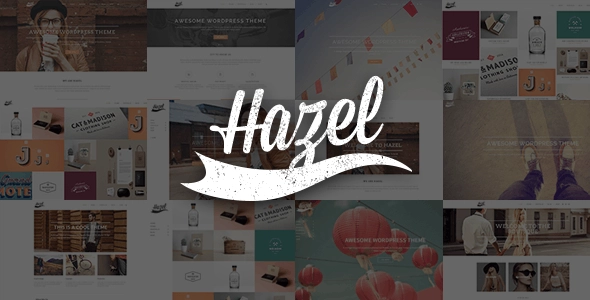 Hazel Multi-Concept Creative WordPress Theme 3.9 GPL Theme