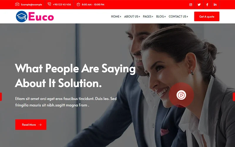 Hazom IT Solutions Digital Marketing Agency WordPress Theme 1.0.0 GPL Theme