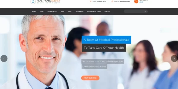 Healtcare Agency 2.4.4 GPL Theme