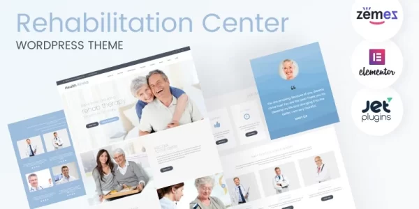 Health Rehab Rehabilitation Center WordPress Theme 1.0.1 GPL Theme