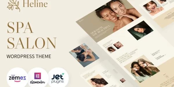 Heline Beauty Center and Spa WordPress Theme 1.0.1 GPL Theme