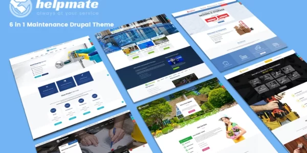 Helpmate 6 in 1 Maintenance WordPress Theme 1.1.5 GPL Theme