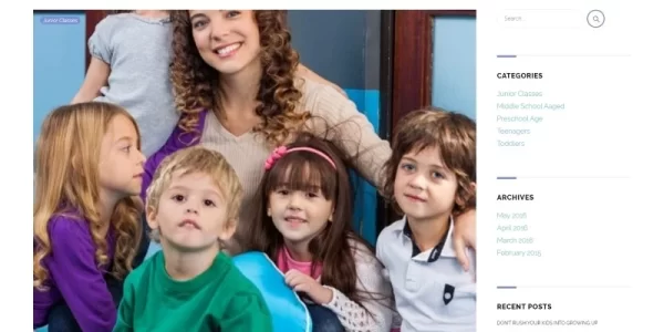 Highridge Center Kindergarten Child Care WordPress theme WordPress Theme 1.0.0 GPL Theme