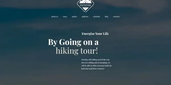 Hiking Camping Tours WordPress Theme 1.0.0 GPL Theme