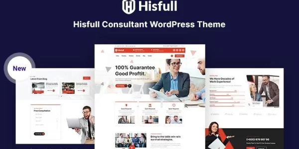 Hisfull Consultant Responsive WordPress Theme 1.0.0 GPL Theme