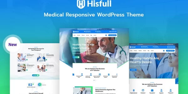 Hisfull Medical Responsive WordPress Theme 1.0.1 GPL Theme