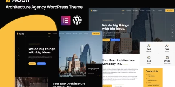 Hodil Architecture Theme 1.3.1 GPL Theme