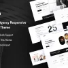 Hogion Minimal Agency Responsive WordPress Theme 1.0.0 GPL Theme