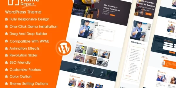 Home Repair Services WordPress Theme 1.0.0 GPL Theme