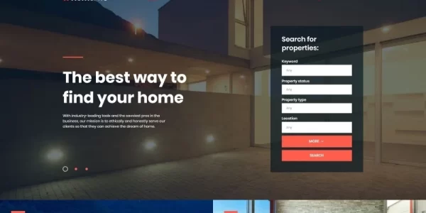 HomePro Real Estate Portal WordPress Theme 1.0.0 GPL Theme