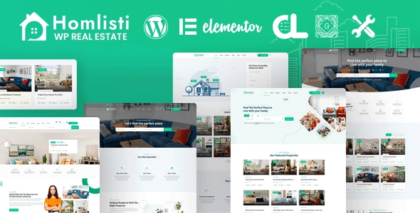 Homlisti Real Estate WordPress Theme + RTL 1.7.2 GPL Theme