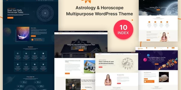 Horoscope and Astrology WordPress Theme 1.0.8 GPL Theme