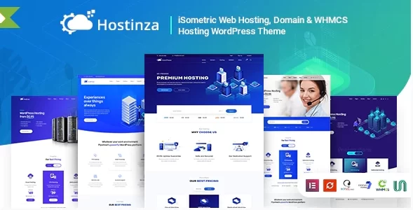 Hostinza Whmcs Web-Hosting WordPress Theme 3.1.0 GPL Theme