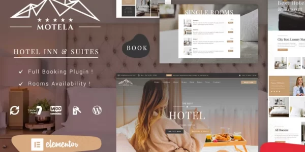 Hotel Inn Booking Theme 1.1 GPL Theme
