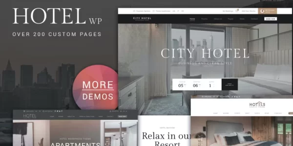 Hotel WordPress Theme 1.2.2 GPL Theme