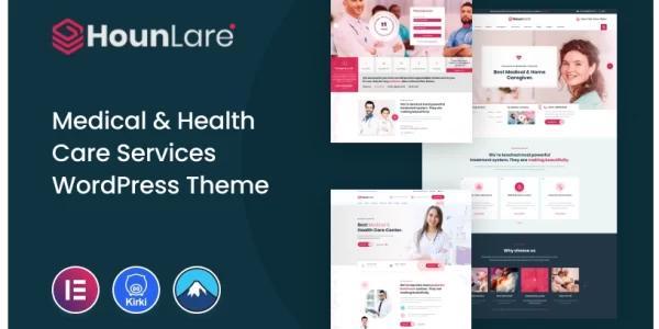 Hounlare – Medical Health Care Services WordPress Theme 1.0 GPL Theme
