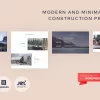 House Modern And Minimalistic Construction Project Website WordPress Theme 1.0.1 GPL Theme