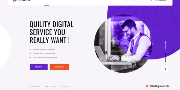 Hovarax – Creative Agency WordPress Theme 1.0.0 GPL Theme