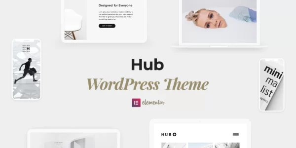 Hub Creative and Business Multipurpose WordPress Theme 1.0.0 GPL Theme