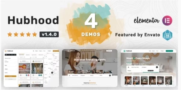 Hubhood Directory Listing WordPress Theme 1.4.0.2 GPL Theme