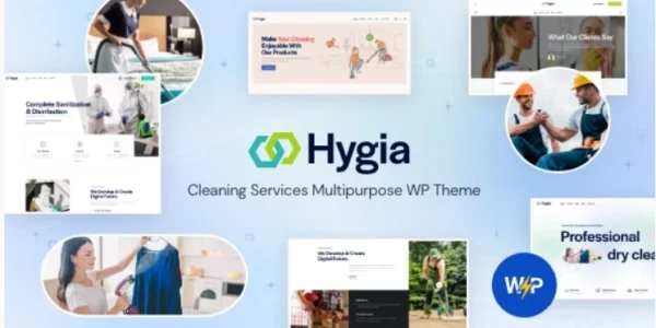 Hygia Cleaning Services Multipurpose WordPress Theme 1.0.0 GPL Theme