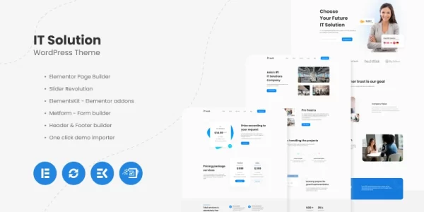 IT-tech IT Solution WordPress Theme 1.0.2 GPL Theme