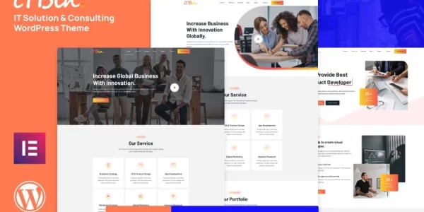 ITBIN IT Solution and Business Service WordPress Theme 1.0.0 GPL Theme