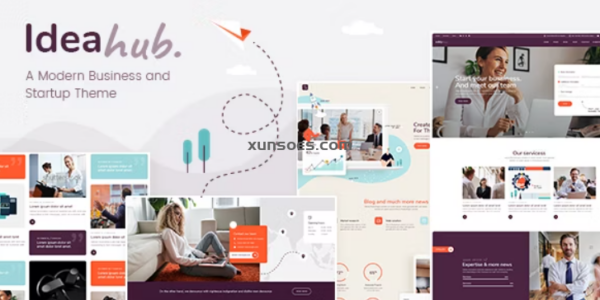 Ideahub Modern Startup Theme 1.2 GPL Theme