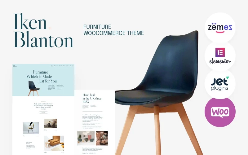 Iken Blanton Furniture And Interior Design WordPress Theme 1.0.1 GPL Theme