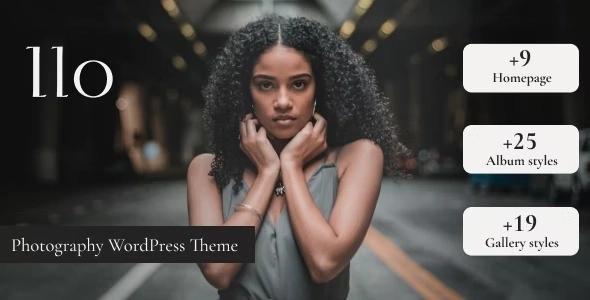 Ilo Photography WordPress Theme 1.0.1 GPL Theme