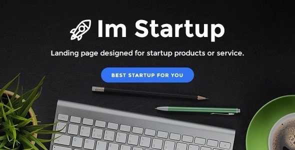 ImStartup Startup Landing Page WordPress Theme 1.3.8 GPL Theme
