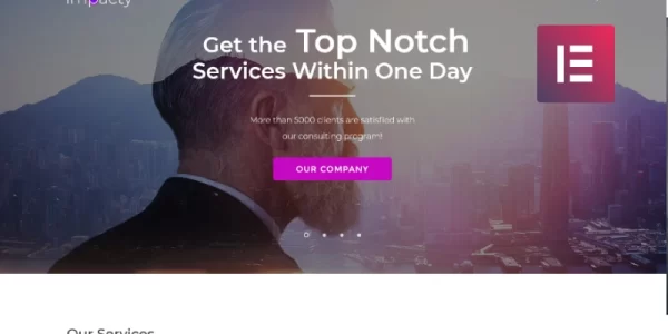 Impacty Business Consulting WordPress Elementor Theme WordPress Theme 1.0.0 GPL Theme