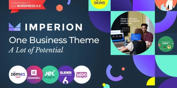 Imperion Multipurpose Corporate WordPress Theme 1.0.5 GPL Theme