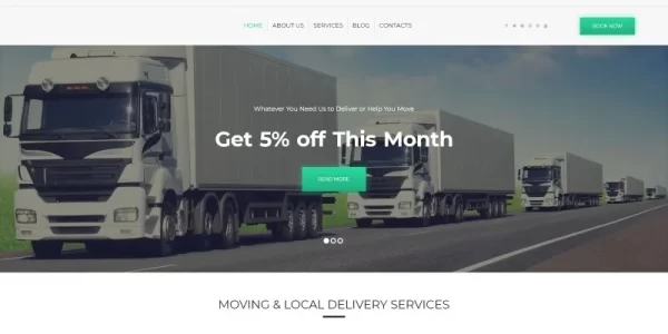 InTime Delivery Services WordPress theme WordPress Theme 1.0.0 GPL Theme