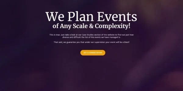 InTime Events Management Company WordPress Theme 1.0.0 GPL Theme