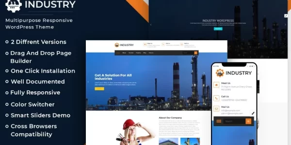 Industry Business WordPress theme WordPress Theme 1.0.2 GPL Theme