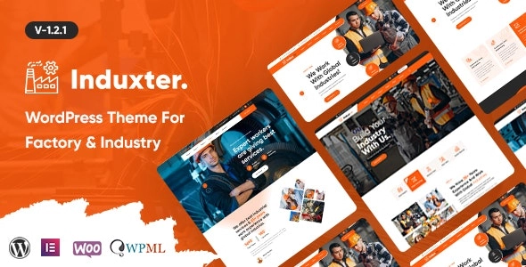 Induxter Industry And Factory WordPress Theme 1.2.4 GPL Theme