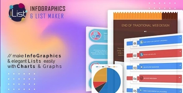 Infographic Maker iList with Quick Charts 7.2.0 GPL Plugins