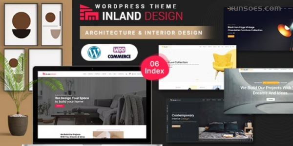 Inland Architecture Interior Design Theme With AI Content Generator 1.0.4 GPL Theme