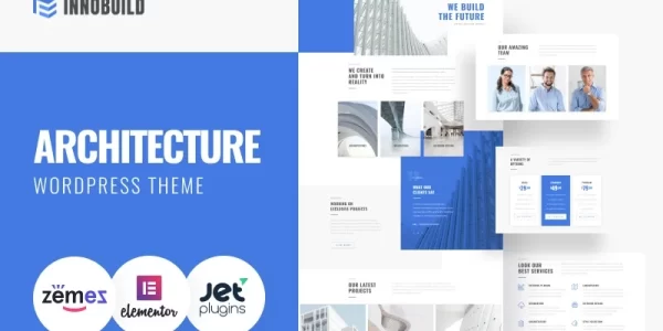 Innobuild Solid And Reliable Architecture Design WordPress Theme 1.0.1 GPL Theme