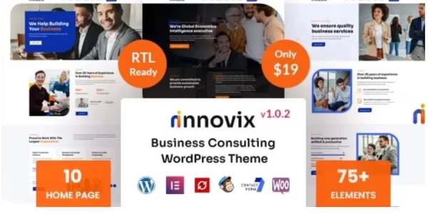 Innovix Business Consulting WordPress Theme 1.0.5 GPL Theme