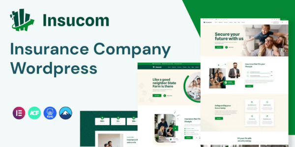 Insucom Insurance WordPress Theme 1.0 GPL Theme
