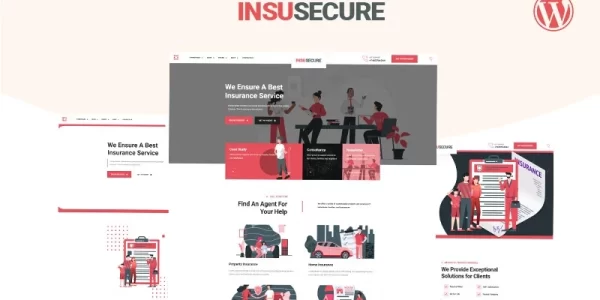 Insusecure Multipurpose insurance WordPress Theme 1.0.0 GPL Theme