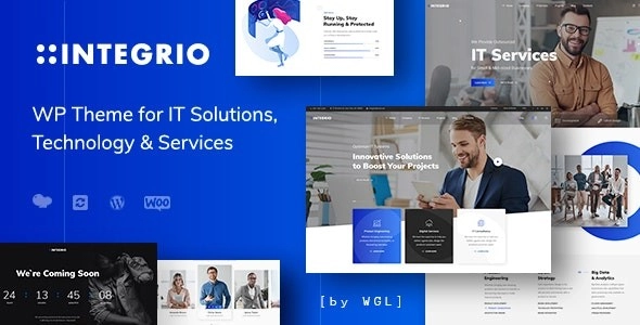 Integrio IT Solutions and Services Company WordPress Theme 1.1.3 GPL Theme