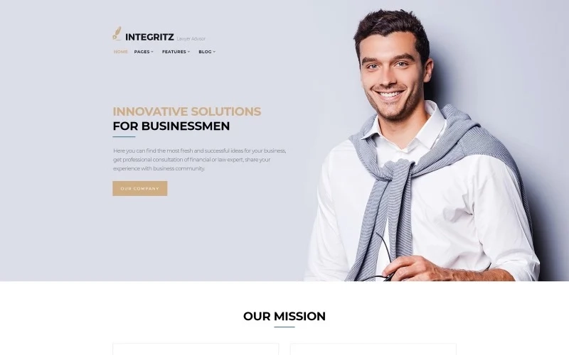 Integritz Responsive Law Firm WordPress Elementor Theme WordPress Theme 1.0.0 GPL Theme