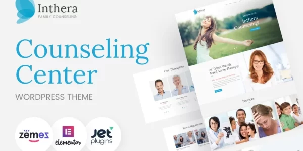 Inthera Counseling Centre WordPress Theme 1.0.0 GPL Theme