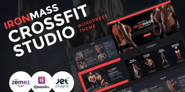 IronMass Gym Fitness Bodybuilding WordPress Theme 1.0.1 GPL Theme