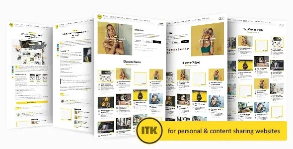 Itaka Content Sharing WordPress Theme 1.7 GPL Theme